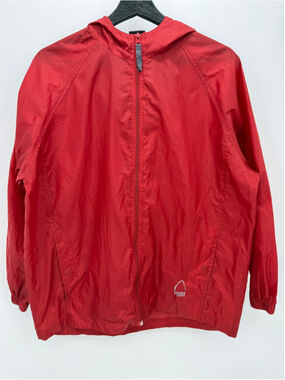 Sierra Designs Windbreaker Rain Jacket Unisex Red Size XL (run small)